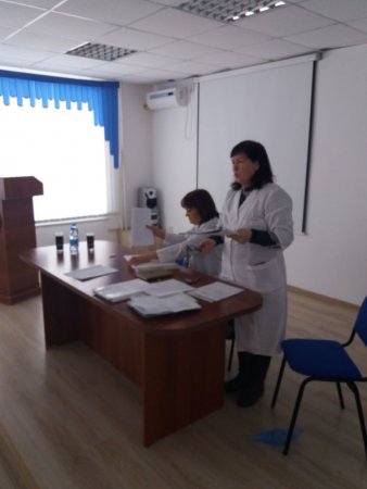 Организационно-методическая помощь в центральной больнице Алгинского района