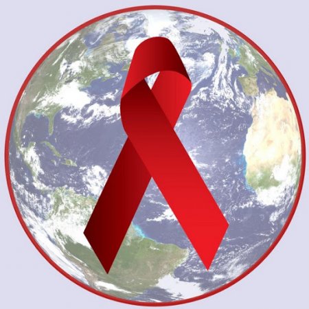 The red ribbon is an international symbol of the fight against AIDS